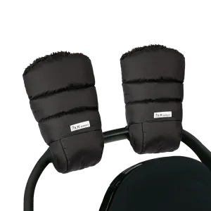 7AM ENFANT Warmmuffs - Black Plush
