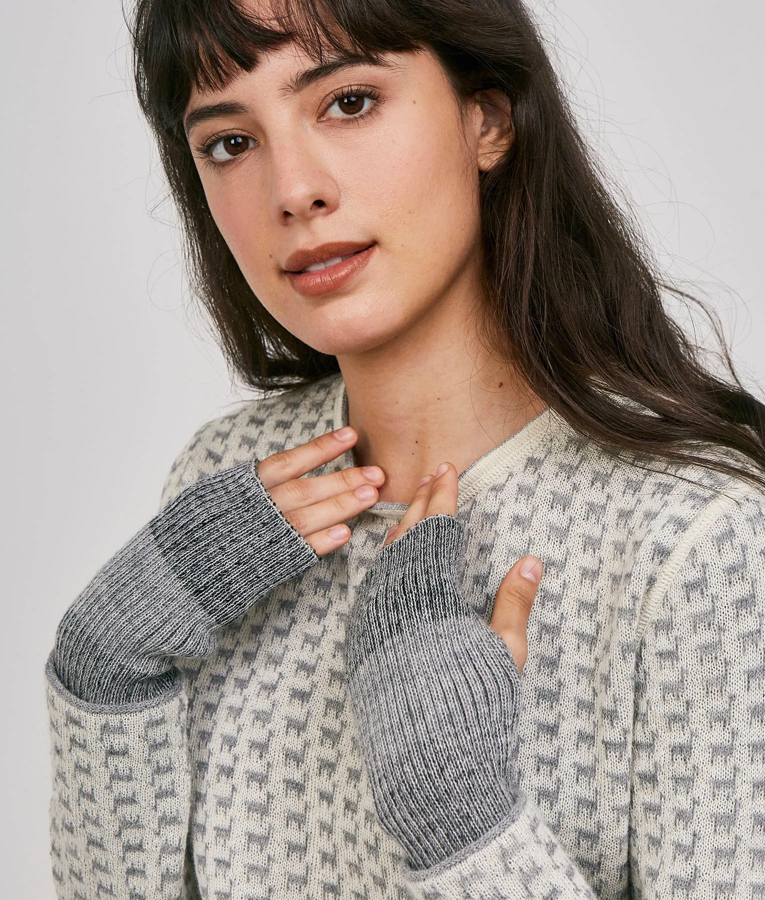 Ribbed Mittens